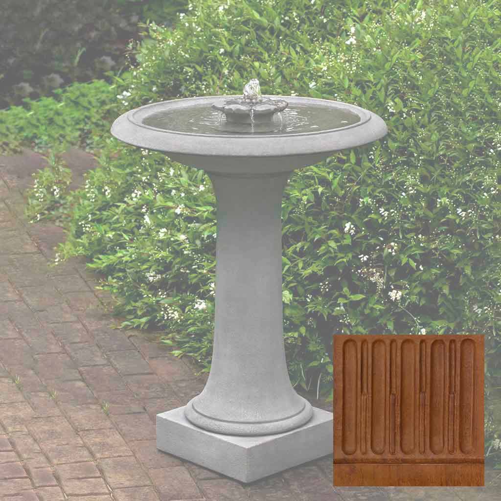 Camellia Birdbath Fountain - Image 6
