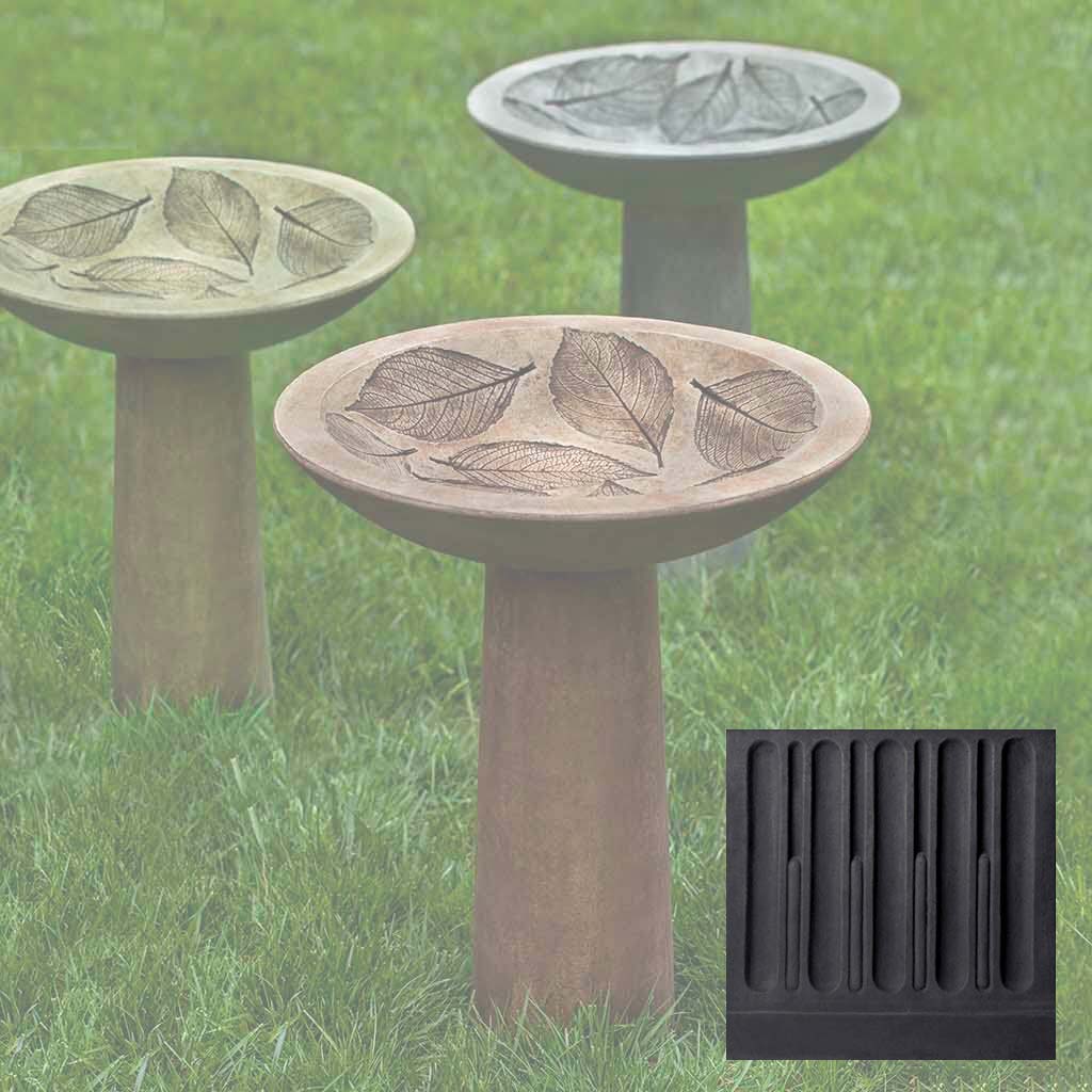 Hydrangea Leaf Birdbath - Image 10