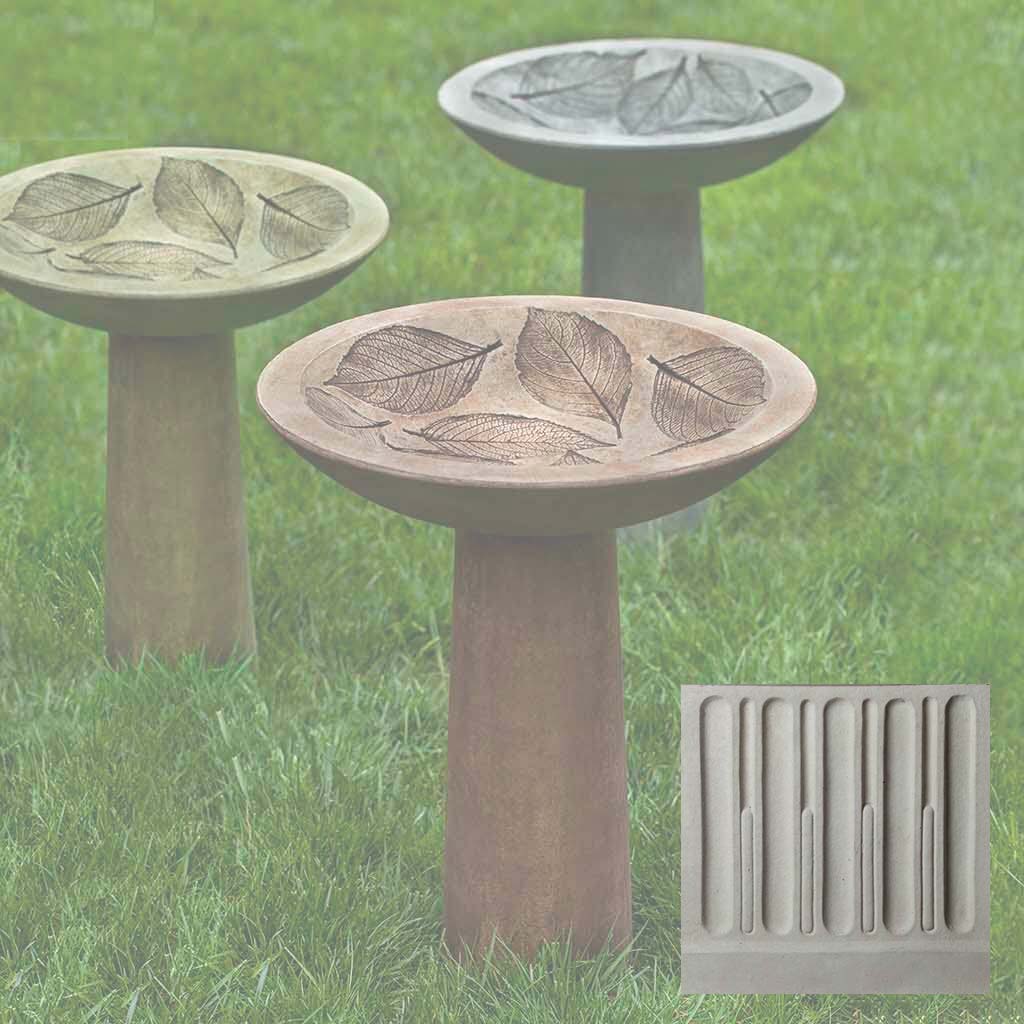 Hydrangea Leaf Birdbath - Image 16