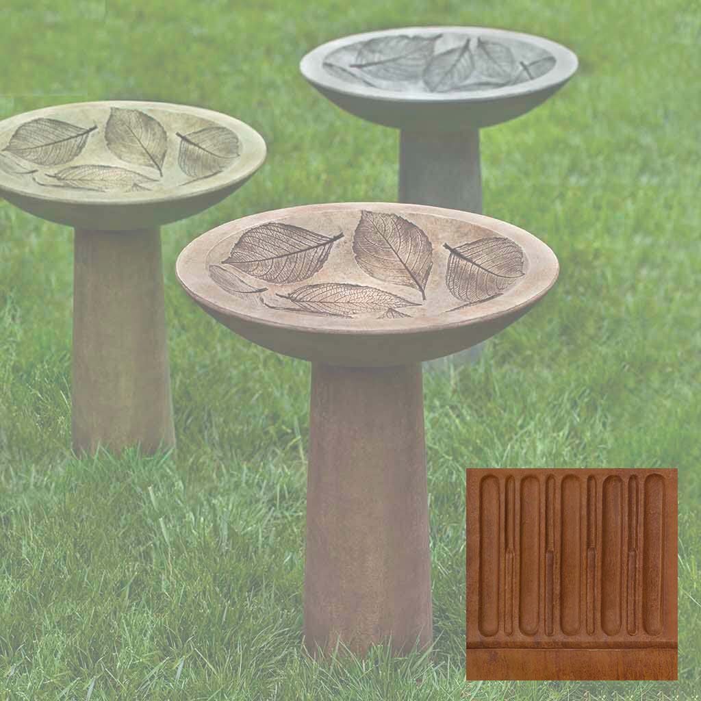 Hydrangea Leaf Birdbath - Image 9