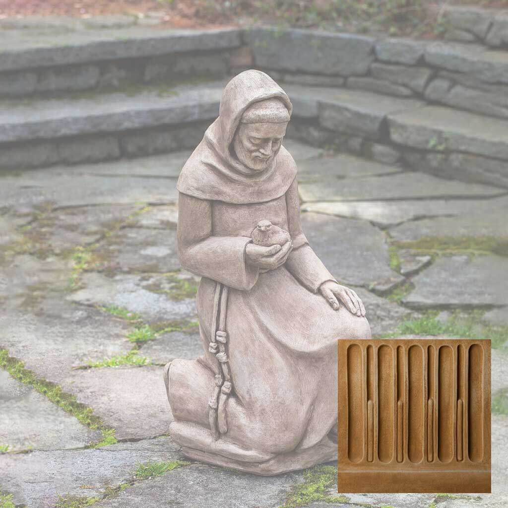Kneeling Saint Francis With Bird - Image 7