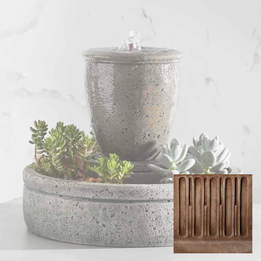 M-Series Textured Spa Fountain with Planter - Image 3