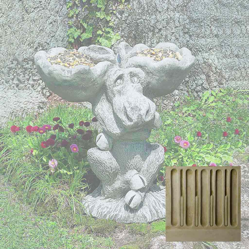 Moose Birdbath/Feeder - Image 12