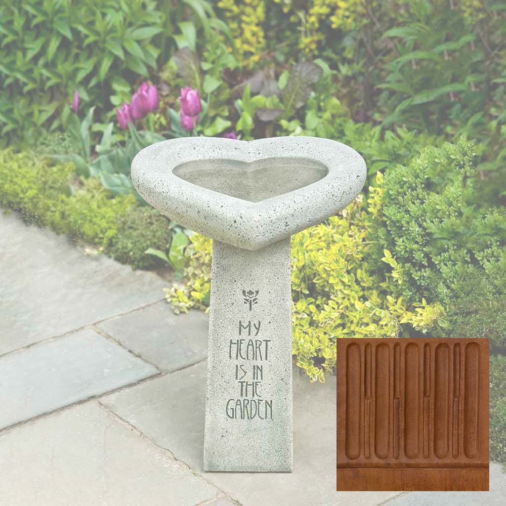 My Heart is in the Garden Birdbath - Image 10