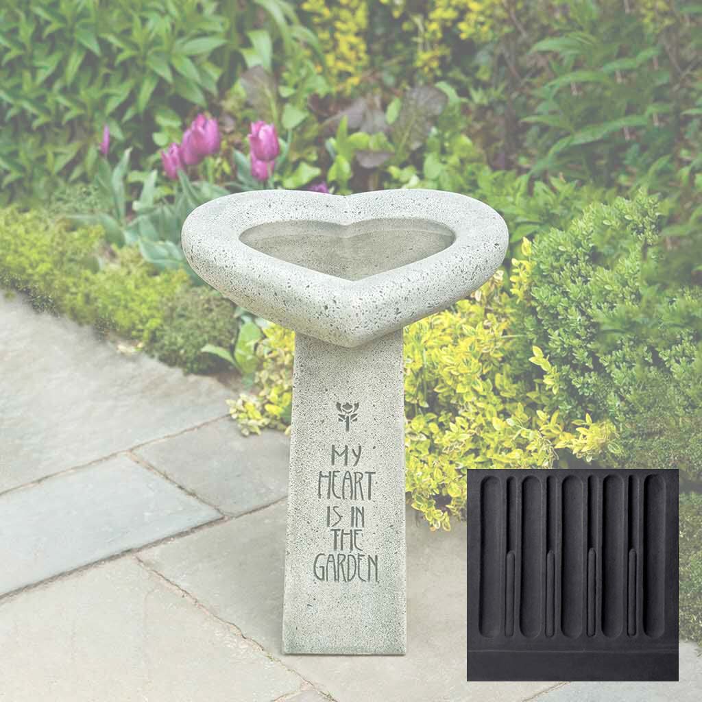 My Heart is in the Garden Birdbath - Image 11