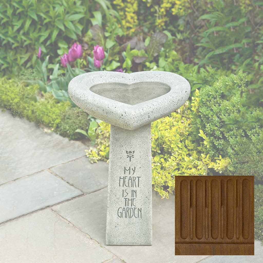 My Heart is in the Garden Birdbath - Image 12