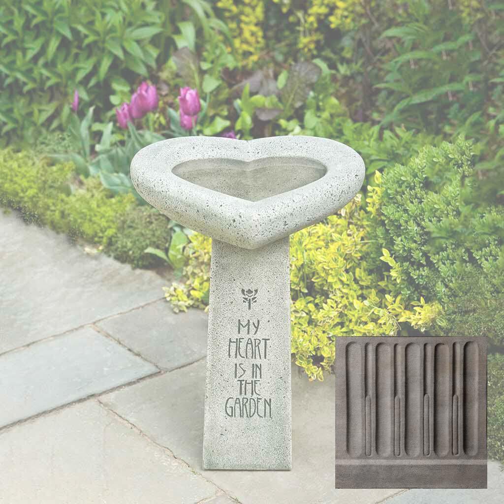 My Heart is in the Garden Birdbath - Image 13