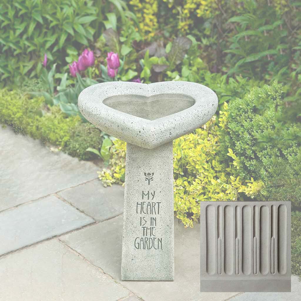 My Heart is in the Garden Birdbath - Image 16