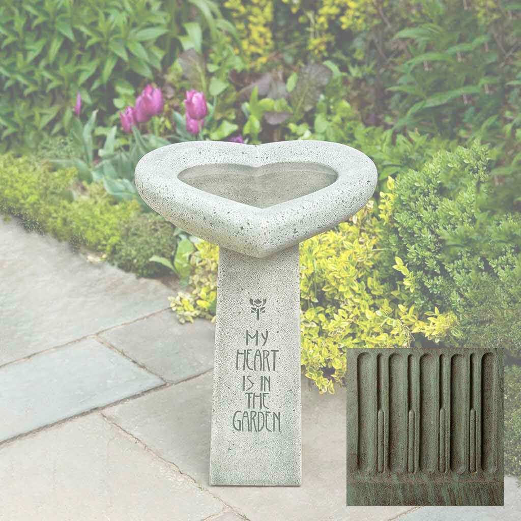 My Heart is in the Garden Birdbath - Image 3