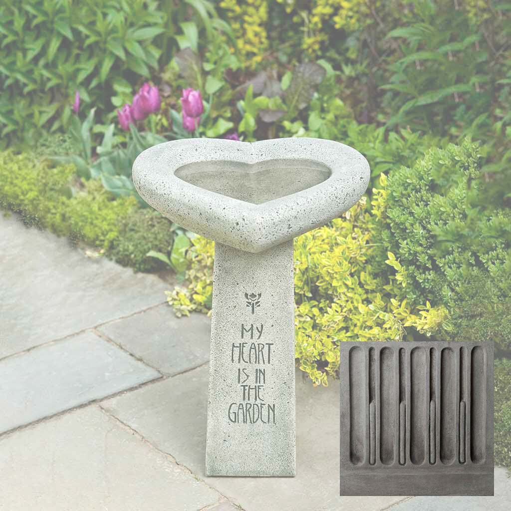 My Heart is in the Garden Birdbath - Image 4