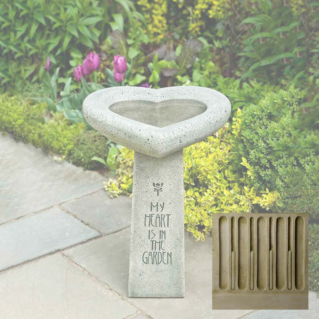 My Heart is in the Garden Birdbath - Image 5
