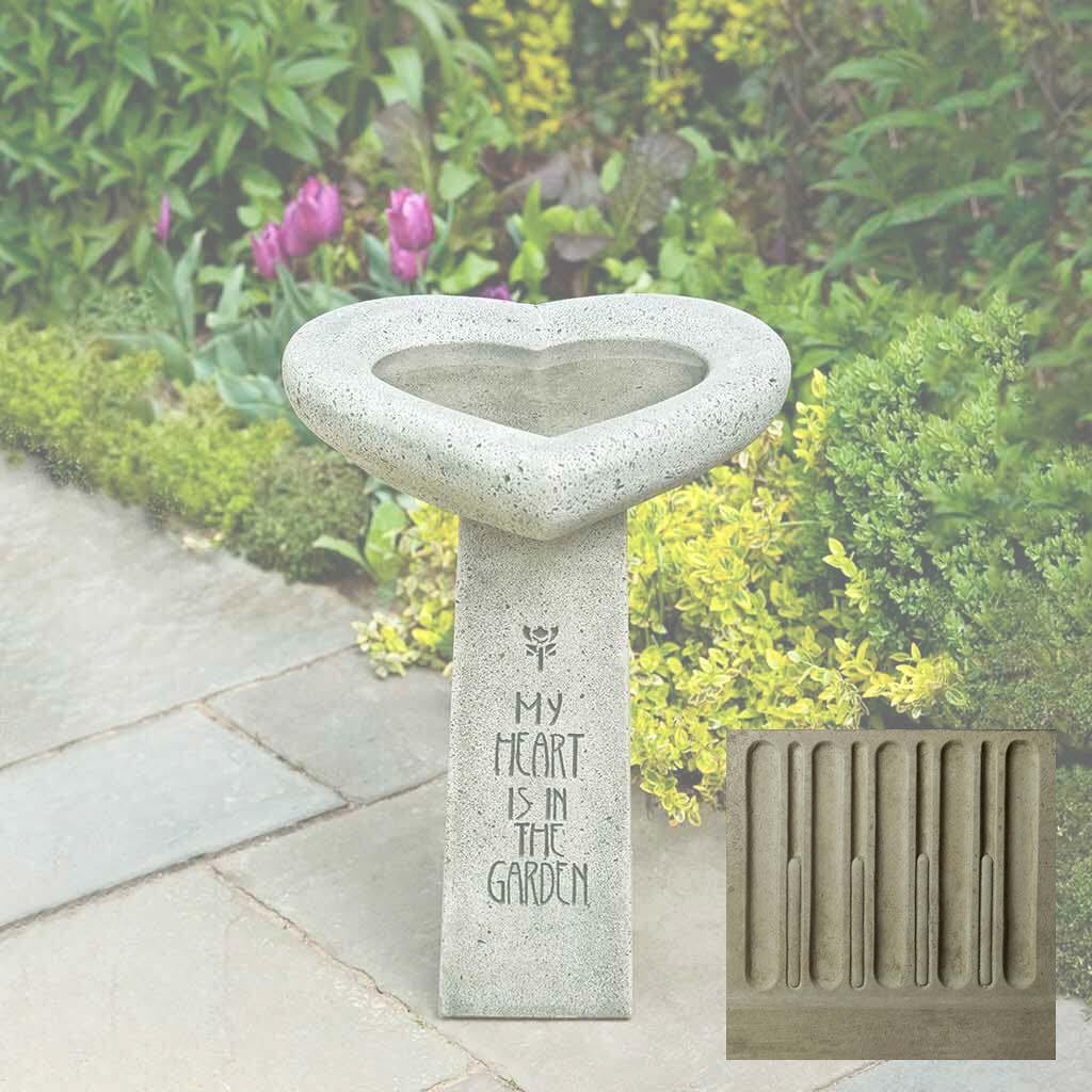 My Heart is in the Garden Birdbath - Image 6