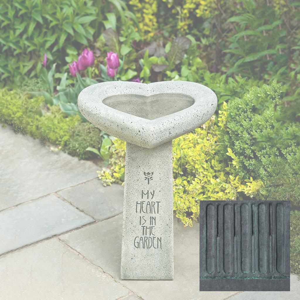 My Heart is in the Garden Birdbath - Image 8