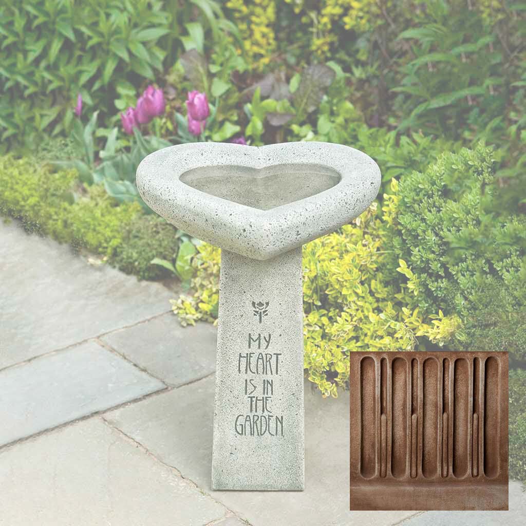 My Heart is in the Garden Birdbath - Image 9