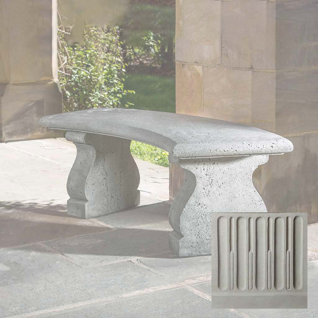 Provencal Curved Bench - Image 16