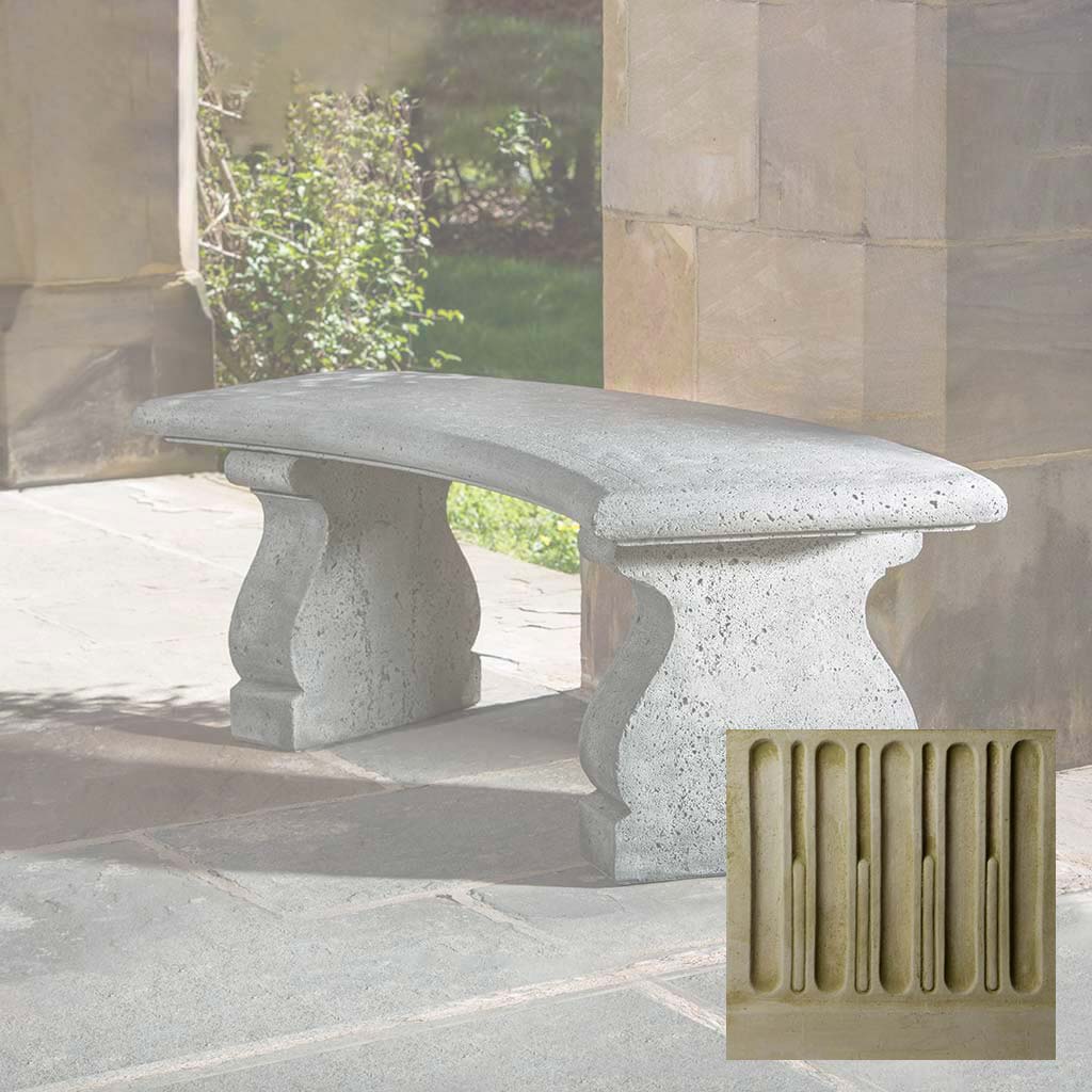 Provencal Curved Bench - Image 8