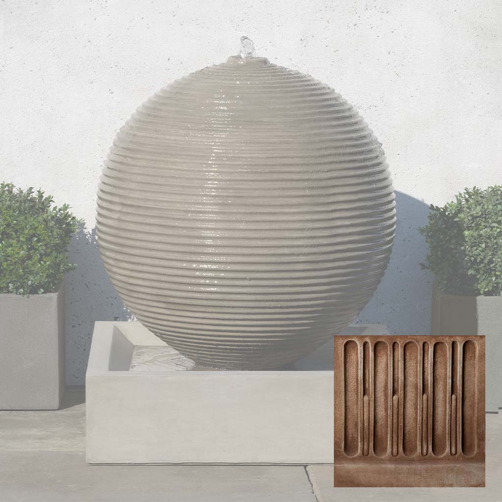 Ribbed Sphere Fountain - Image 5