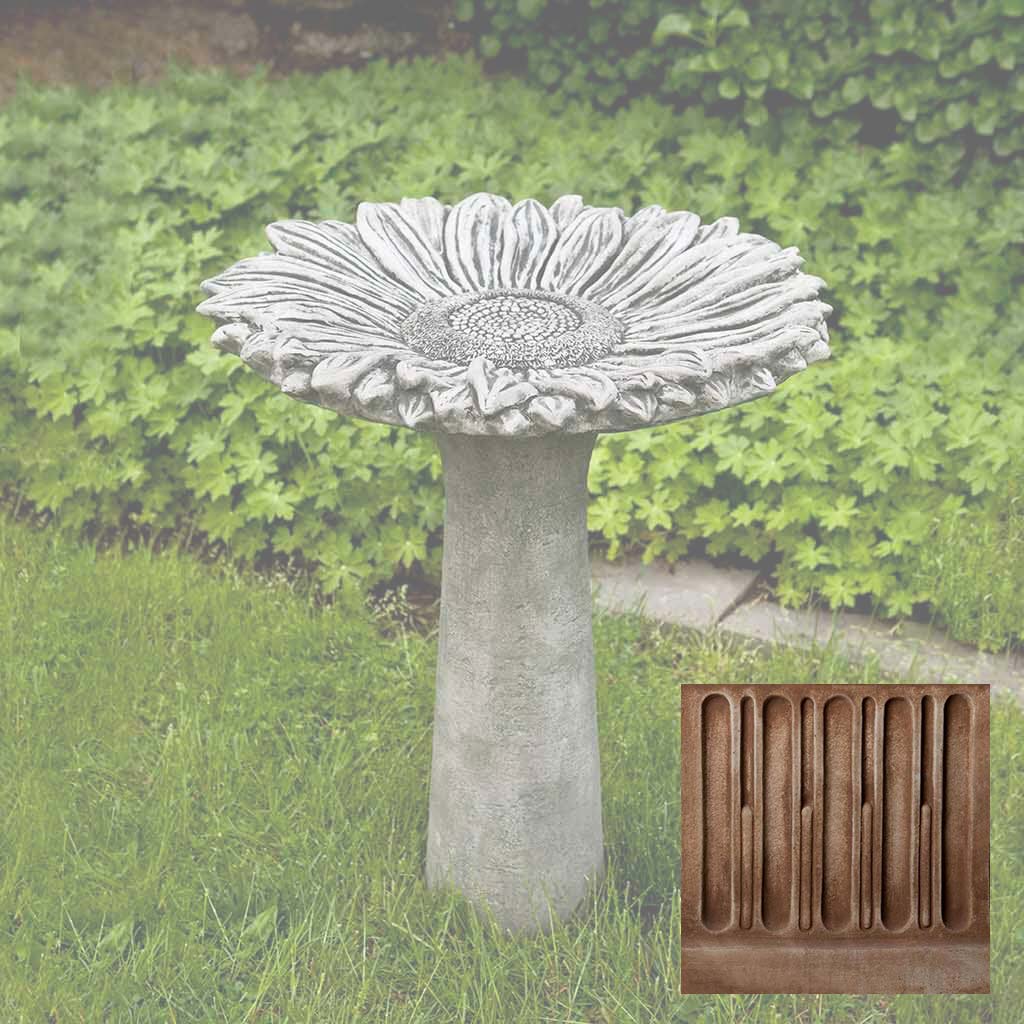 Sunflower Birdbath - Image 5