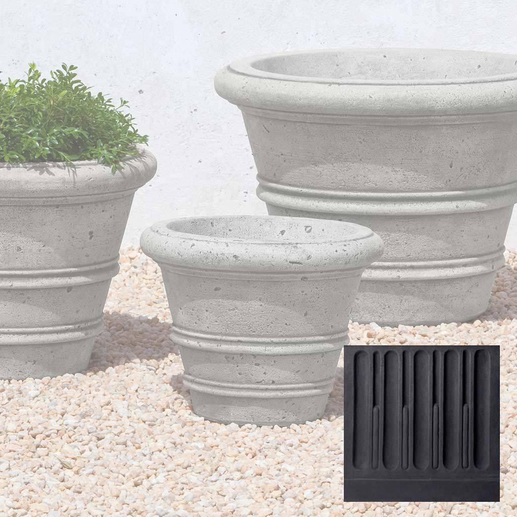 Textured Rolled Rim Planter, Medium - Image 49