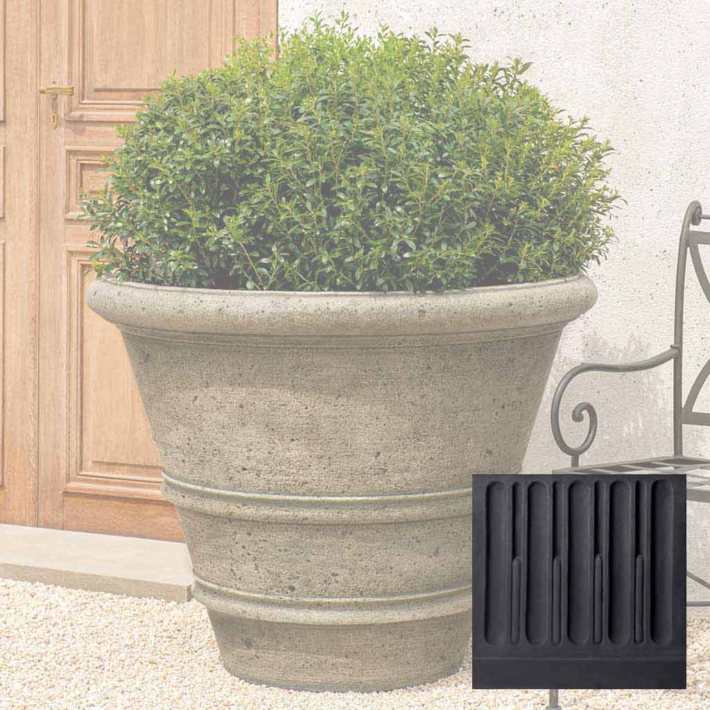 Textured Rolled Rim Planter, Large - Image 14