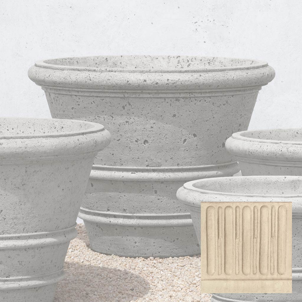 Textured Rolled Rim Planter, Large - Image 23