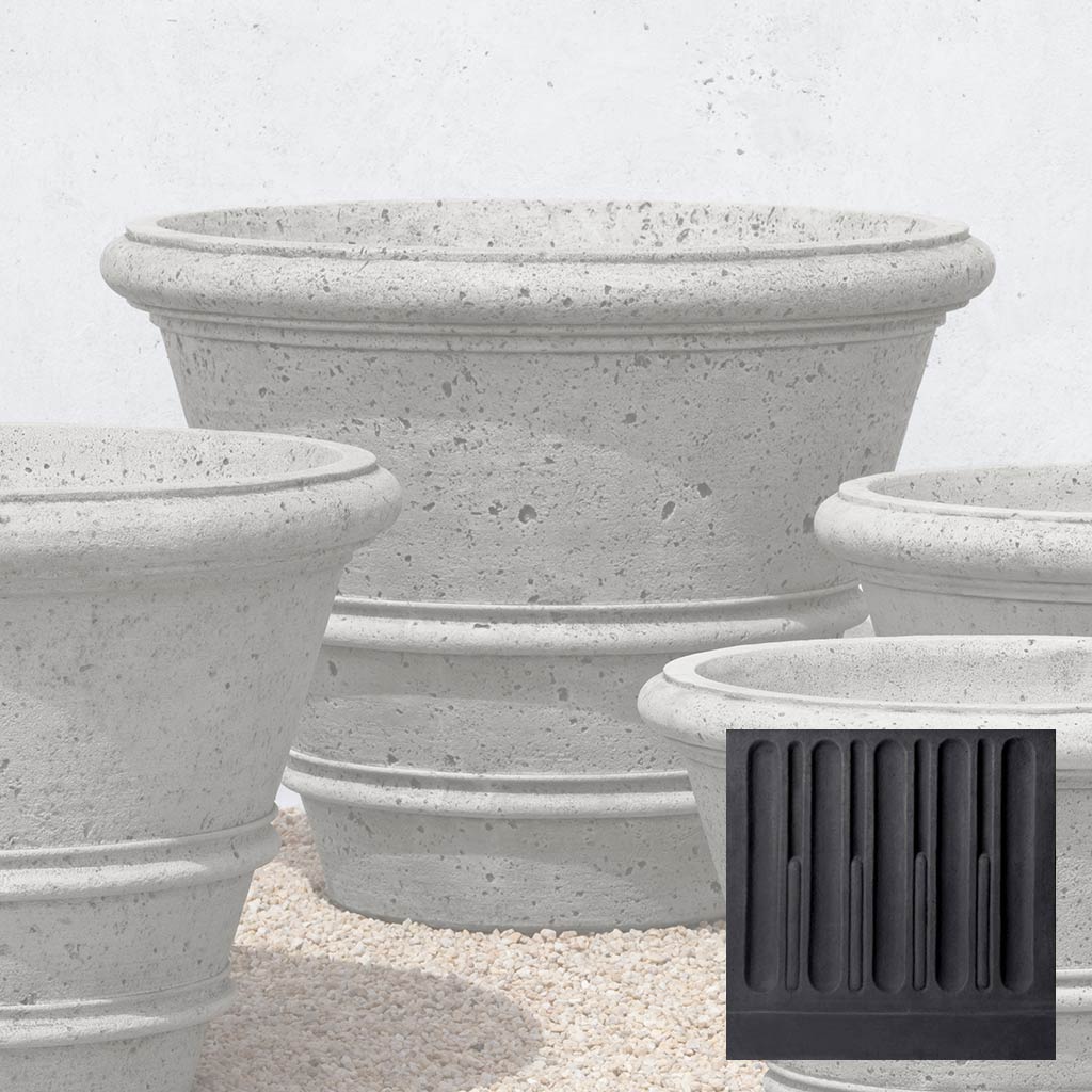 Textured Rolled Rim Planter, Large - Image 28
