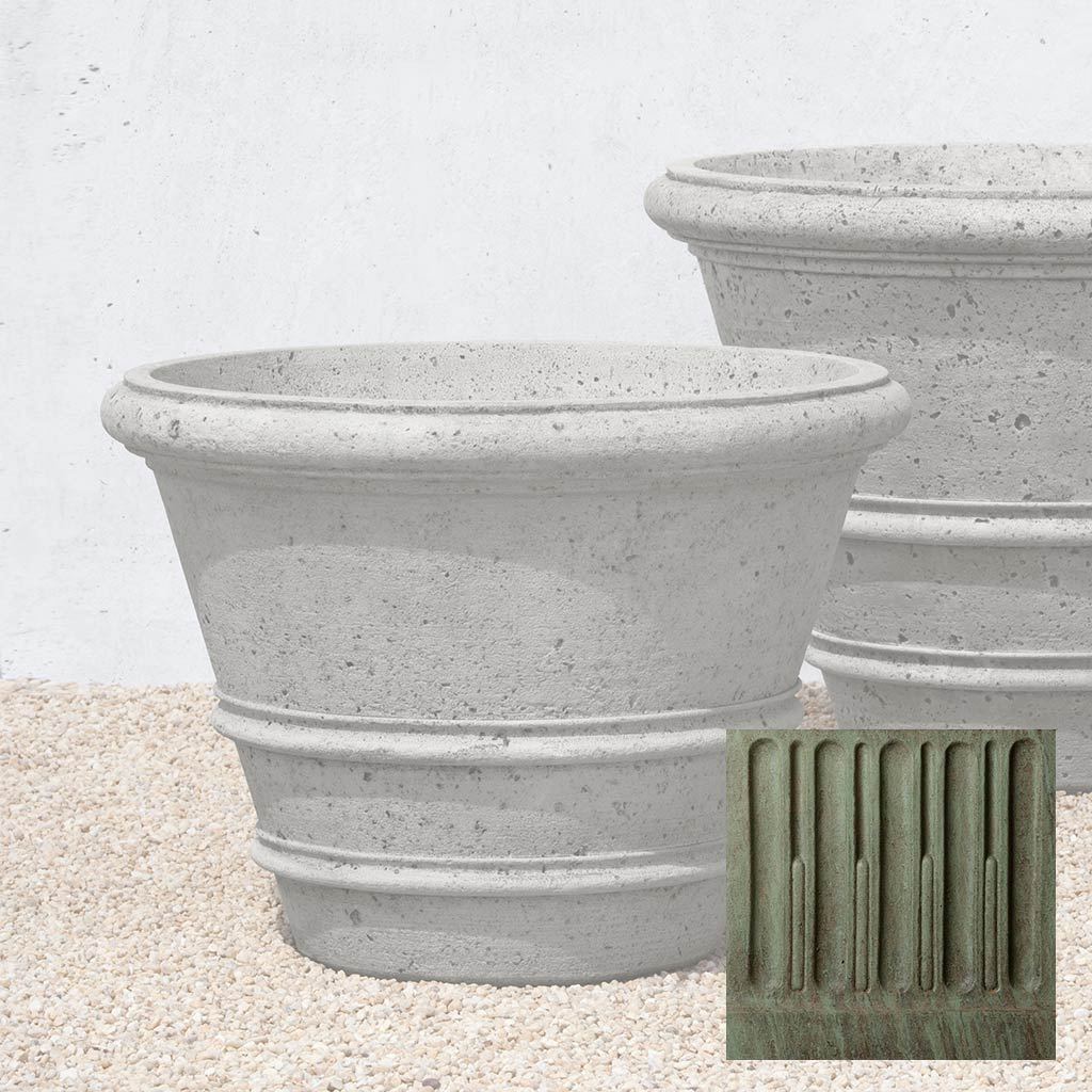 Textured Rolled Rim Planter, Large - Image 37