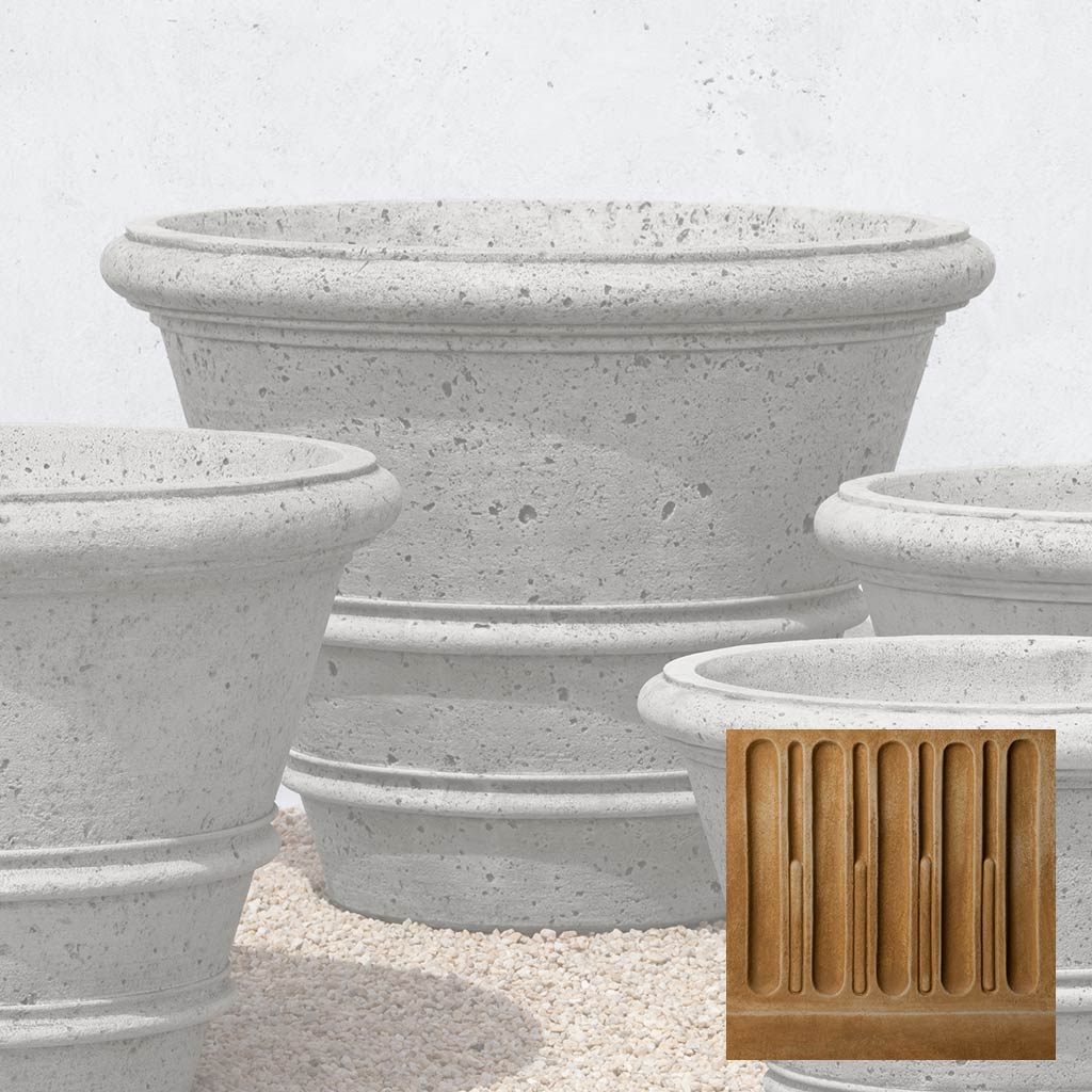 Textured Rolled Rim Planter, Large - Image 45