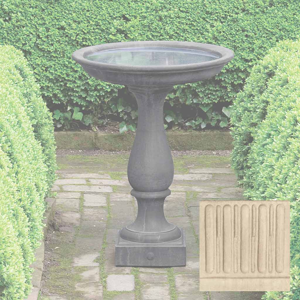 Williamsburg Candlestand Birdbath - Image 14