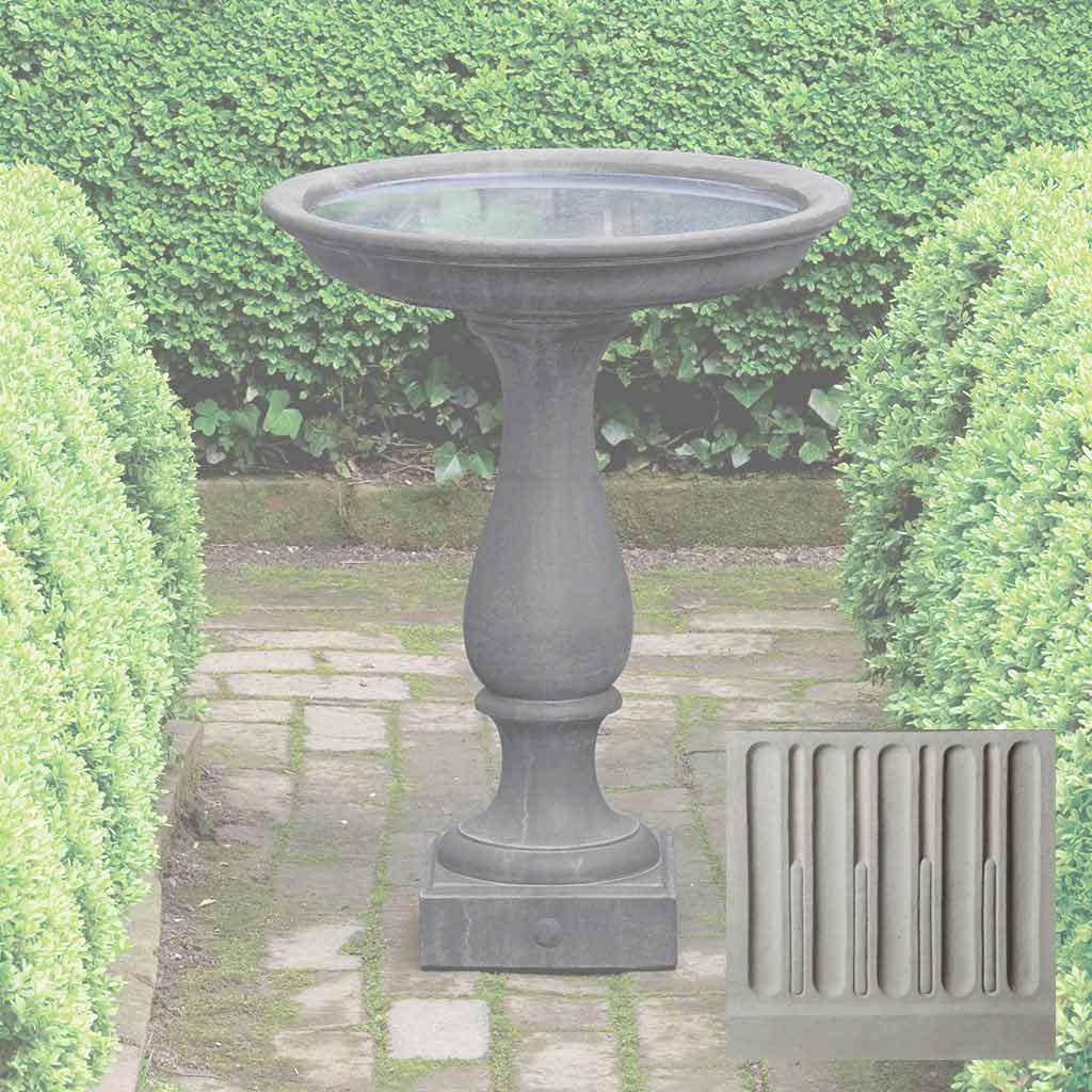 Williamsburg Candlestand Birdbath - Image 16