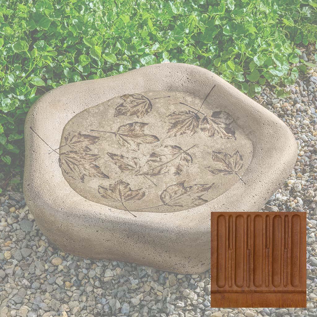 Woodland Leaves Birdbath, Large - Image 8