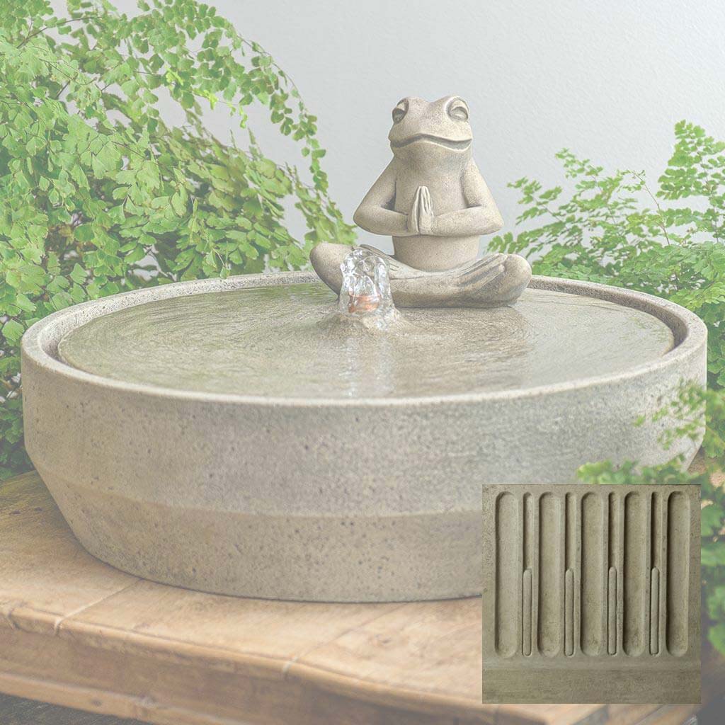 Yoga Frog Beveled Fountain - Image 16
